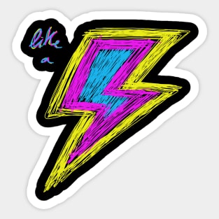 Like a thunder Sticker